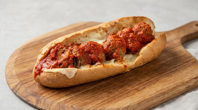 Meatball Parm Sub.