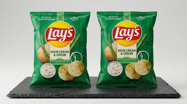 Sour Cream & Onion Chips.