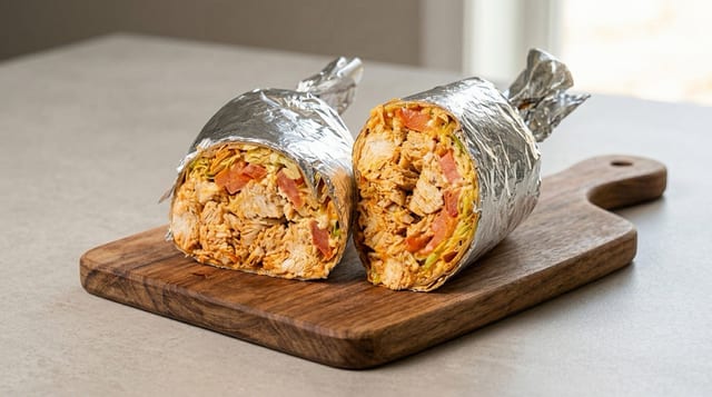 Buffalo Grilled Chicken Wrap.