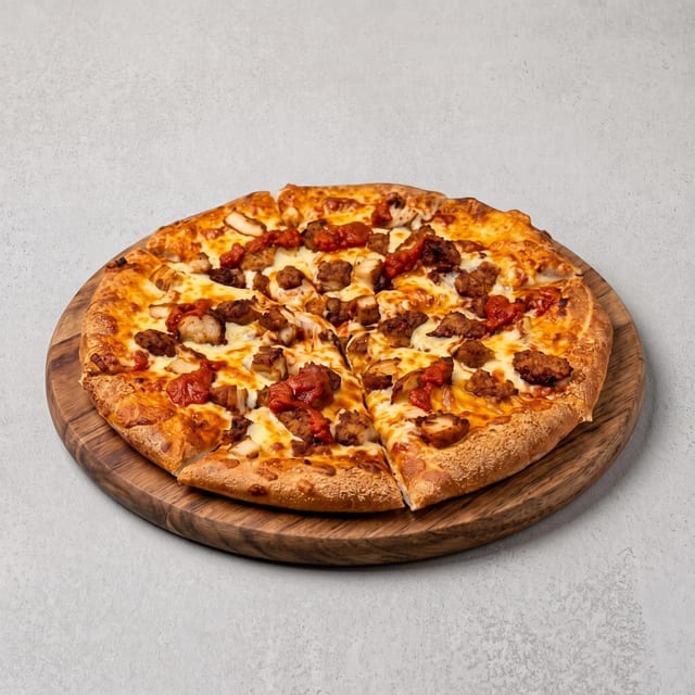 Chicken Parm Pizza.